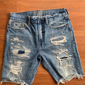 American Eagle Outfitters distressed men's shorts, size 30